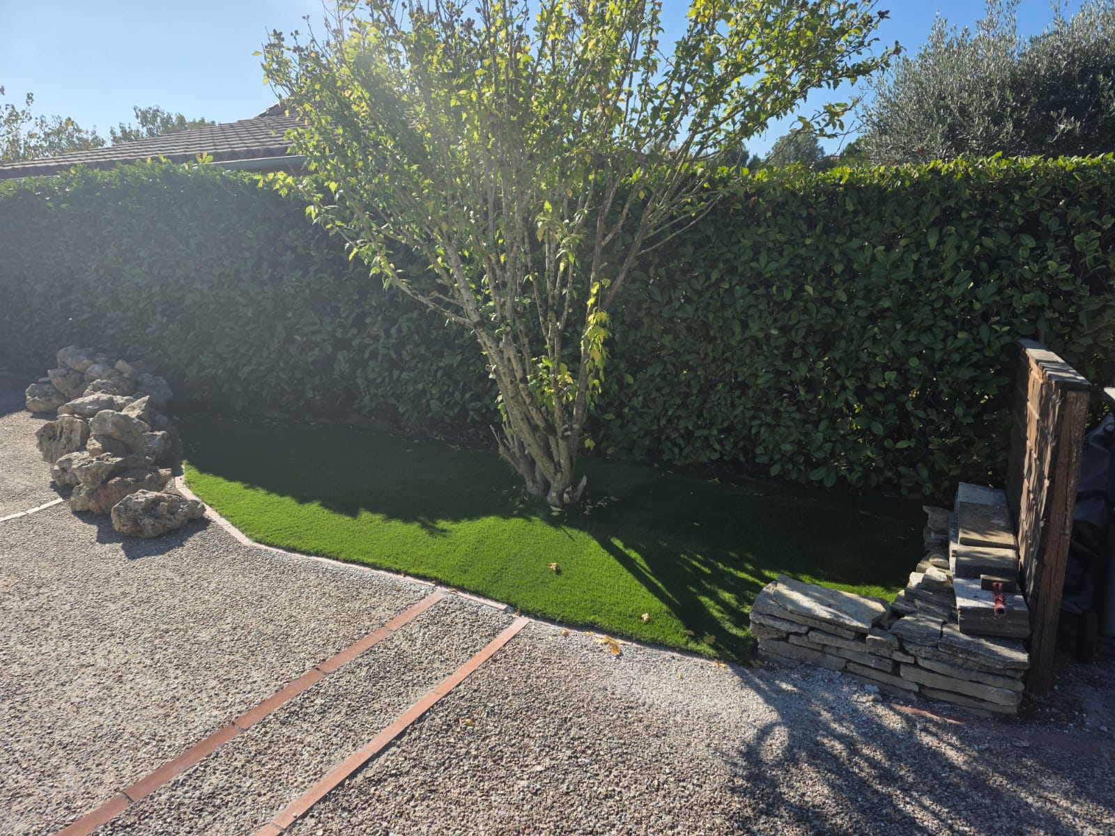 Balcon moderne et verdoyant sans arrosage à Colomiers